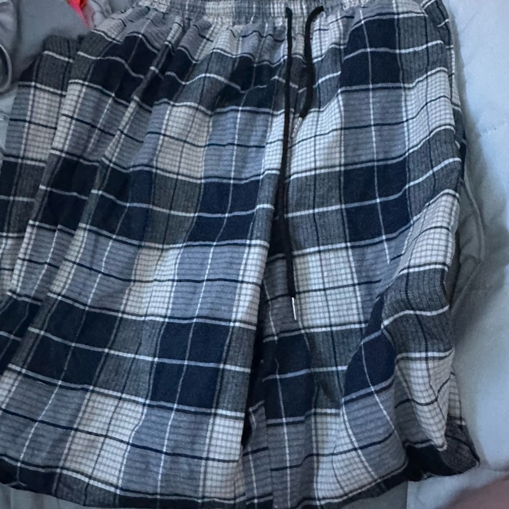 plaid pajama pants